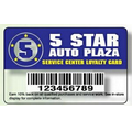 Deluxe Loyalty Cards - .030" White (3 3/8" x 2 1/8")